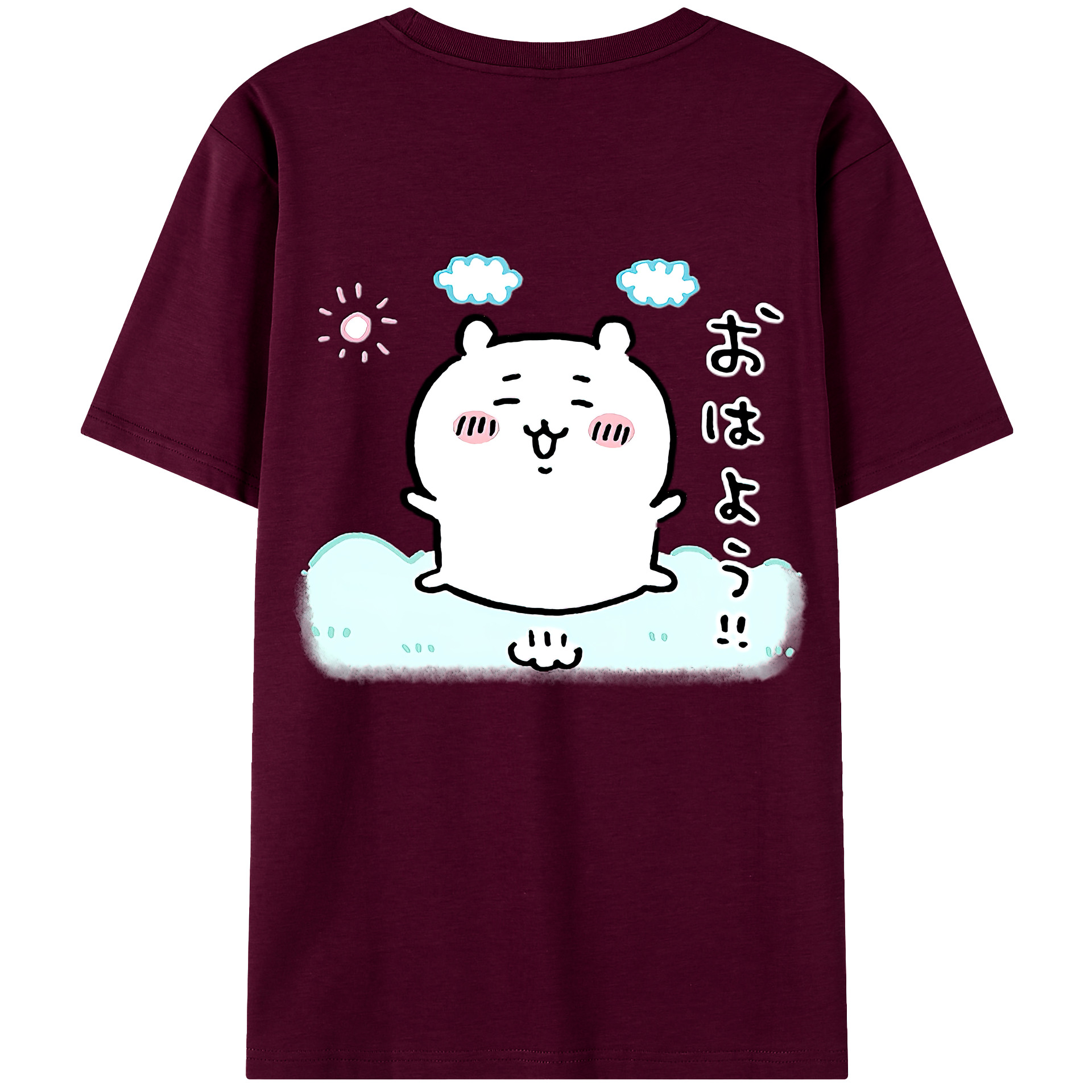 （画像用） ちいかわ ちいかわ Chii-kawa chiikawa レディース半袖Tシャツ(バックプリント)